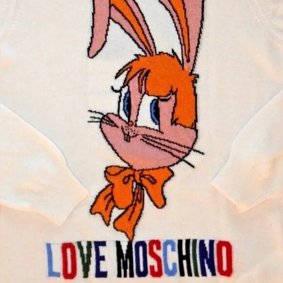 Love Moschino Embellished Knit Women’s Pullover Sweater Top Size Various NWT - Picture 3 of 12